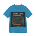 PixelPulse Apparel - Sound Card Symphony Premium Tee