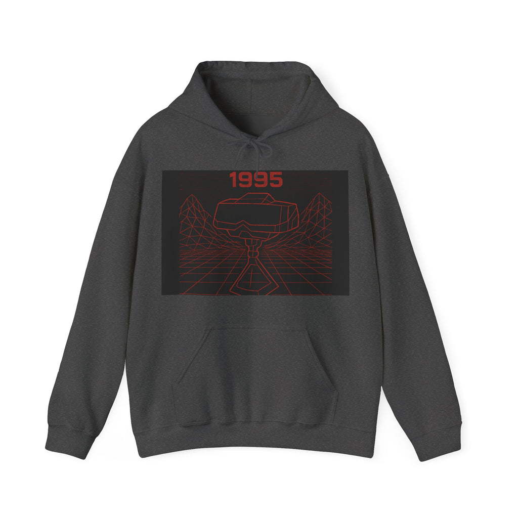 PixelPulse Apparel - Virtual Reality 1995 Hoodie