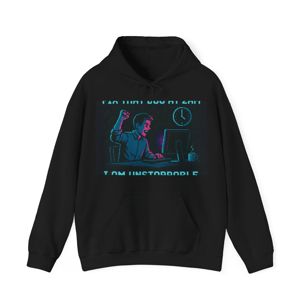 2AM Bug Fix Dev Meme Hoodie