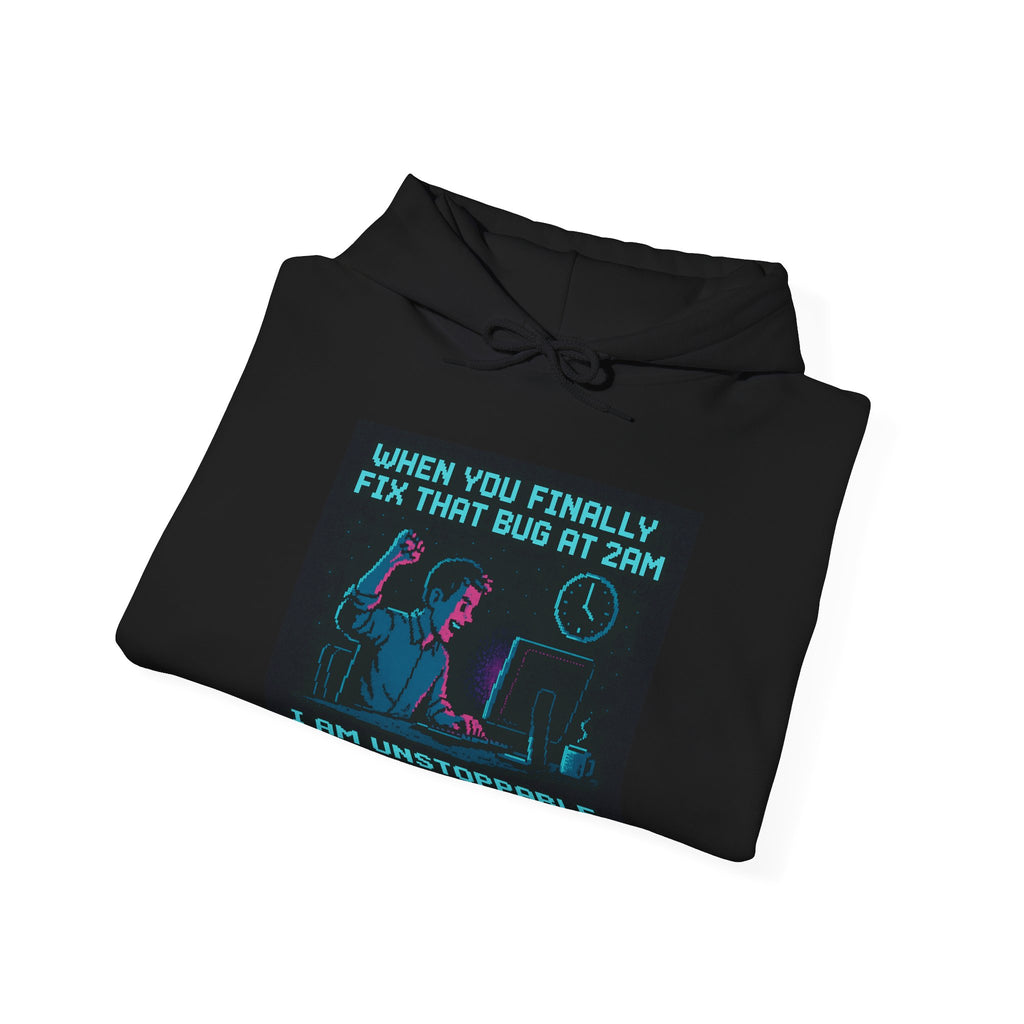 2AM Bug Fix Dev Meme Hoodie