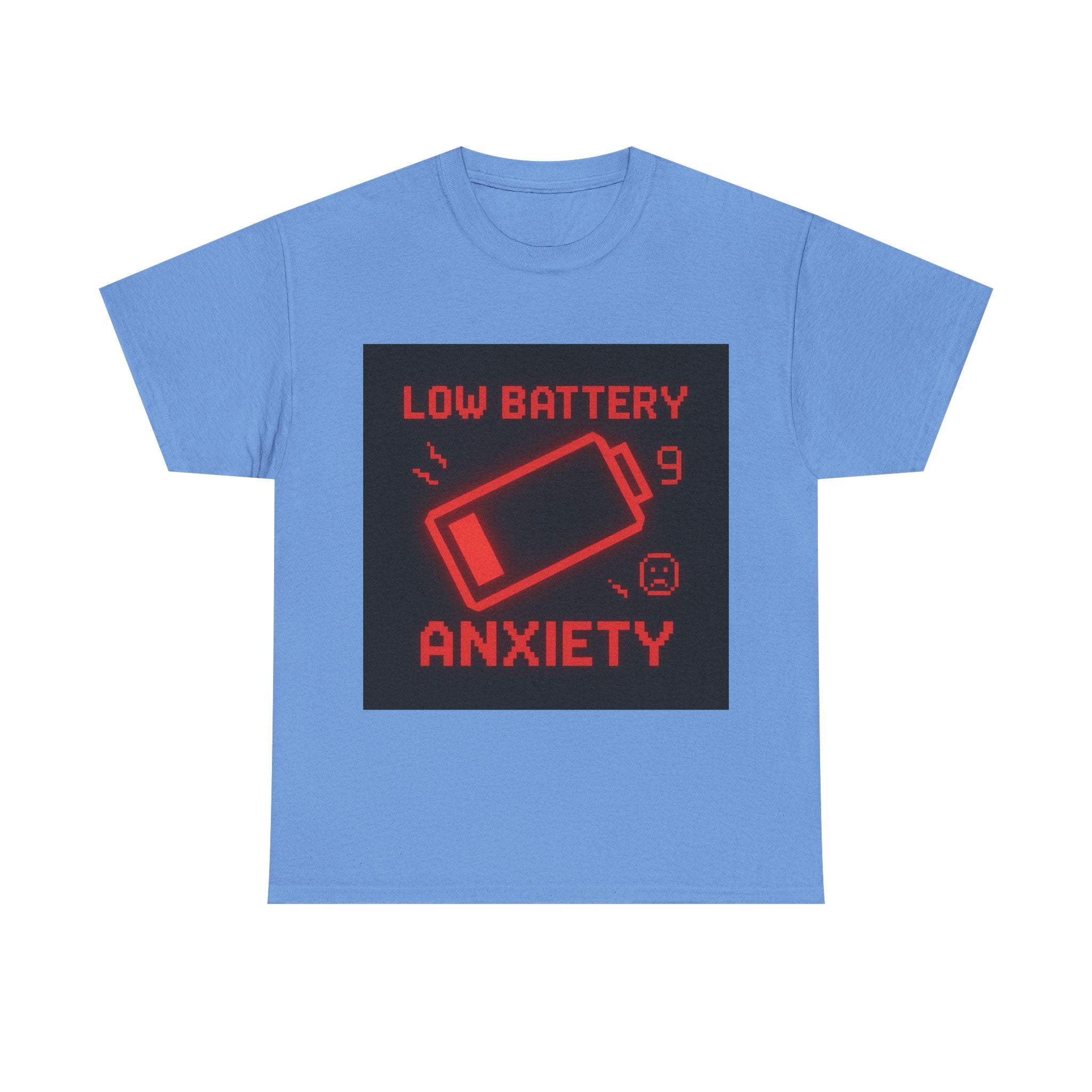 PixelPulse Apparel - Low Battery Anxiety Tee