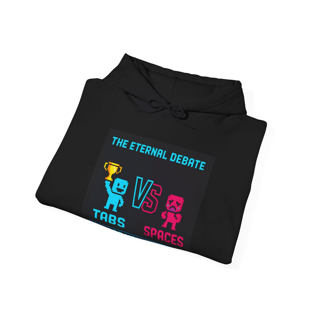 Tabs vs Spaces Debate Meme Hoodie