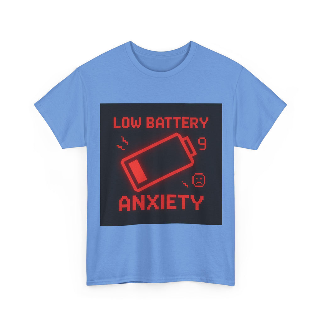 PixelPulse Apparel - Low Battery Anxiety Tee